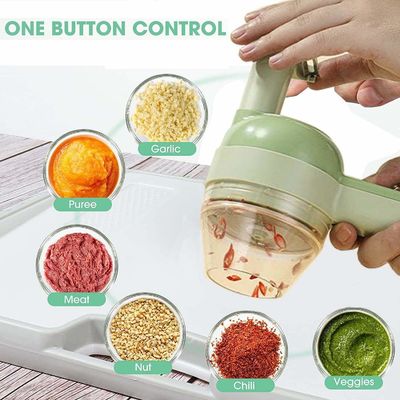Châu Âu Dây cắt rau 4 trong 1 Smart Gadget Electric Slicer Kitchen Chopper