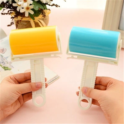 Blue Pet Hair Remover Lint Roller với tấm dính có thể tái sử dụng và nắp có thể giặt