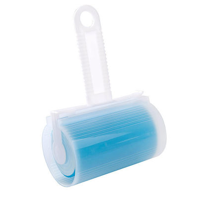 Blue Pet Hair Remover Lint Roller với tấm dính có thể tái sử dụng và nắp có thể giặt