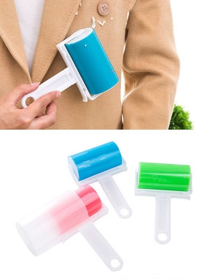 Blue Pet Hair Remover Lint Roller với tấm dính có thể tái sử dụng và nắp có thể giặt
