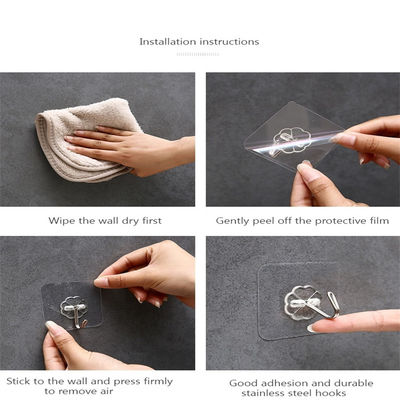 Solid Pattern Type Suction Door Hook cho tổ chức tường vững chắc và đáng tin cậy