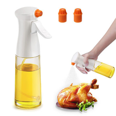 Logo tùy chỉnh 200ml chai xịt dầu thủy tinh chất lượng thực phẩm cho nhà bếp Máy phân phối dầu ô liu