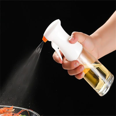 Logo tùy chỉnh 200ml chai xịt dầu thủy tinh chất lượng thực phẩm cho nhà bếp Máy phân phối dầu ô liu