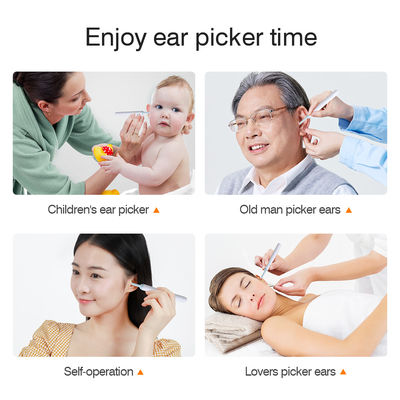 Máy loại bỏ sáp tai bằng điện với máy ảnh otoscope không dây và pin sạc lại