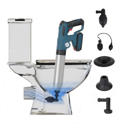 Máy phun nước vệ sinh Máy mở cống áp suất không khí Bơm ống dẫn khí súng cống Blaster để tháo tắc