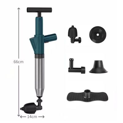 Máy phun nước vệ sinh Máy mở cống áp suất không khí Bơm ống dẫn khí súng cống Blaster để tháo tắc