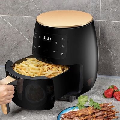 Chức năng với chỉ số ánh sáng 4.5L 6L Không dính bếp bề mặt nướng không khí không dầu