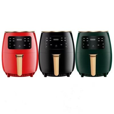 Chức năng với chỉ số ánh sáng 4.5L 6L Không dính bếp bề mặt nướng không khí không dầu