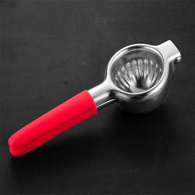 340G Lemon Citrus Press Juicer với cấu trúc thép không gỉ và tay cầm silicone mềm