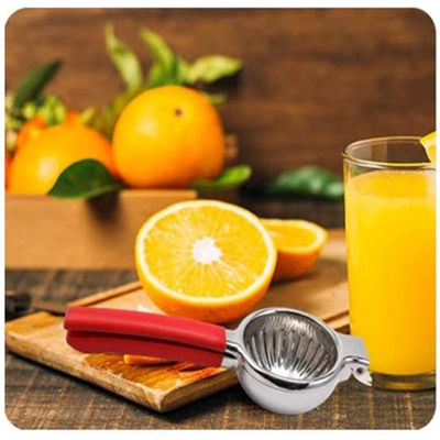 340G Lemon Citrus Press Juicer với cấu trúc thép không gỉ và tay cầm silicone mềm