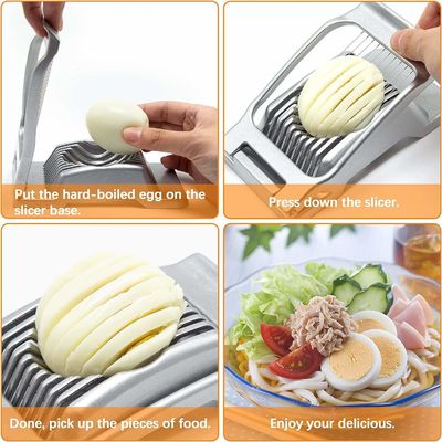Trà cắt trứng Stainless Steel slicer cho trứng đun sôi máy cắt trứng máy rửa bát an toàn