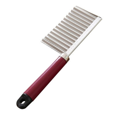 Rustless Steel Crinkle Knife lý tưởng cho rau và khoai tây cắt sóng trong nhà bếp