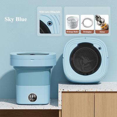 Bồn rửa nhựa hoàn toàn tự động Máy giặt gấp nhỏ di động cho vớ đồ lót