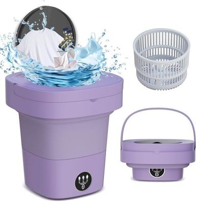 Bồn rửa nhựa hoàn toàn tự động Máy giặt gấp nhỏ di động cho vớ đồ lót