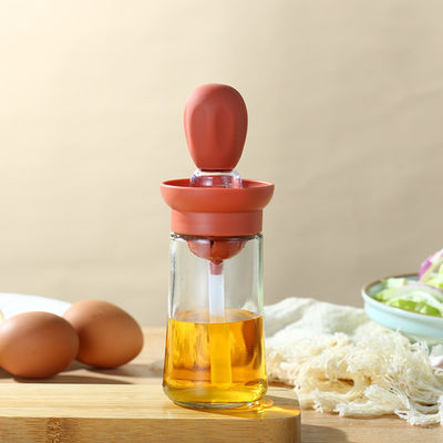 Thức uống dầu bếp bền vững với cân và bàn chải nướng silicone cho gia đình