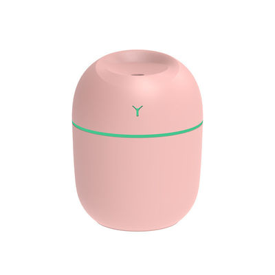 Máy làm ẩm không khí siêu âm di động 220ml với đèn đêm LED và bộ khuếch tán mùi USB