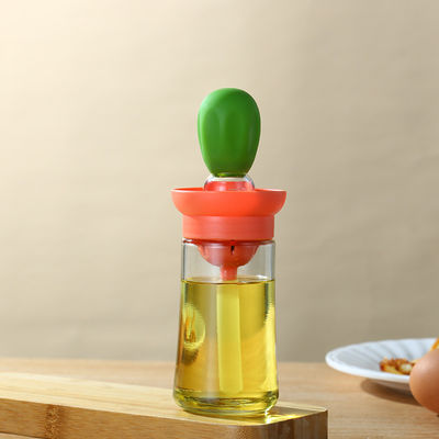 Thức uống dầu bếp bền vững với cân và bàn chải nướng silicone cho gia đình