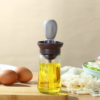 Thức uống dầu bếp bền vững với cân và bàn chải nướng silicone cho gia đình