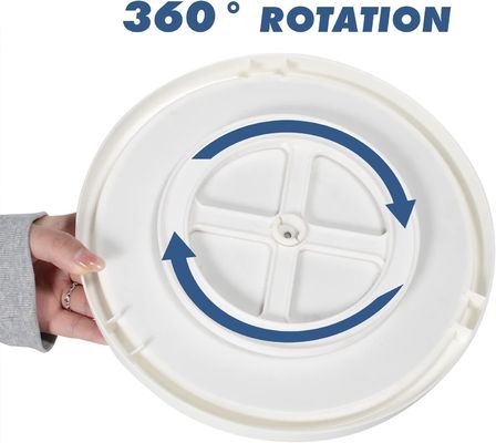 2 lớp gia vị nhà bếp Cửa hàng lưu trữ xoay để dễ dàng truy cập vào gia vị và đồ vệ sinh