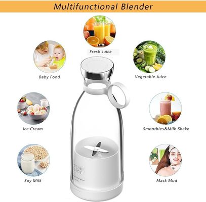 Không có Máy pha trộn mini Juicer Cup nhựa USB di động được điều khiển bởi ứng dụng cho nước ép và nước ép