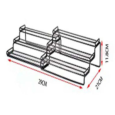 Chế độ đứng Phòng bếp Phòng tắm Phòng khách Bàn bàn 3 Lớp Thang gia vị có thể tháo ra