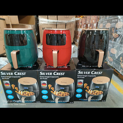 Tùy chỉnh 1400W 6L Capacity Multi-Functional Air Fryer Pot để làm nướng thực phẩm