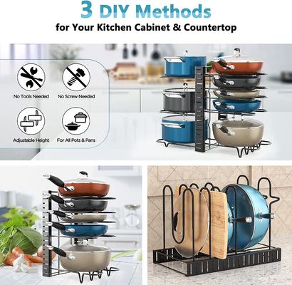 Chất nén và tổ chức chảo 8 cấp với 3 phương pháp tự làm