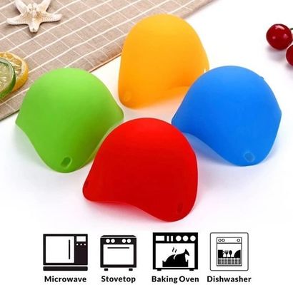 Silikon trứng vặt cốc cho lò vi sóng nồi nấu ăn mẫu mẫu miễn phí công cụ trứng