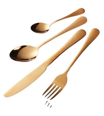 Nhà hàng Đồ đạc đặt nhà khách sạn 410 Stainless Steel Knife Fork Spoon cho bánh thịt nướng