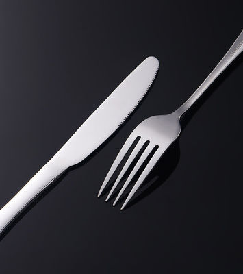 Nhà hàng Đồ đạc đặt nhà khách sạn 410 Stainless Steel Knife Fork Spoon cho bánh thịt nướng