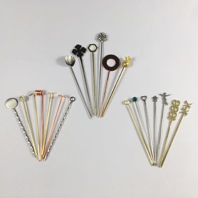 304 Stainless Steel Cocktail Pin Swizzle Stick cho Paddles nhỏ tái sử dụng