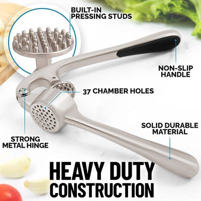 Được chấp nhận OEM / ODM Stainless Steel Garlic Press Crusher Mincer Squeezer Chopper