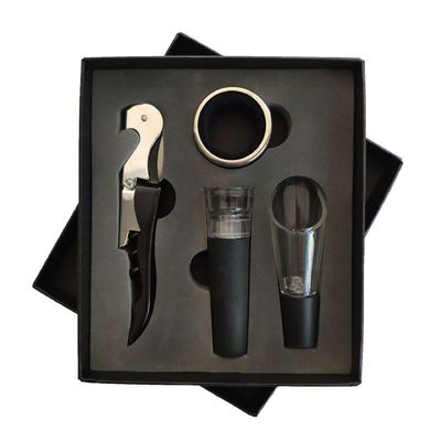 Thép không gỉ Red Seahorse Knife Gift Box Bar Tools Type Corkscrew Wine Opener Set