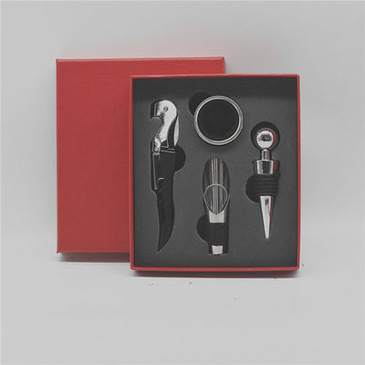 Thép không gỉ Red Seahorse Knife Gift Box Bar Tools Type Corkscrew Wine Opener Set