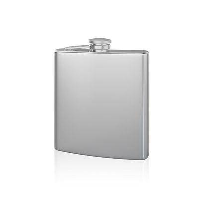Lớp da được bao phủ thép không gỉ chai rượu vang cho nam giới 8oz ngoài trời hộp đùi kích thước sản phẩm 93 * 122mm