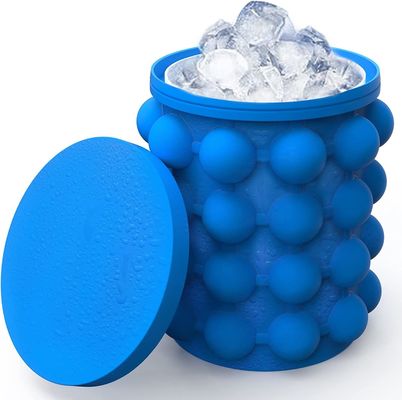 Đặt hàng thiết kế hiện đại Silicone Ice Cube Bucket để tiết kiệm không gian Vật liệu chất lượng thực phẩm