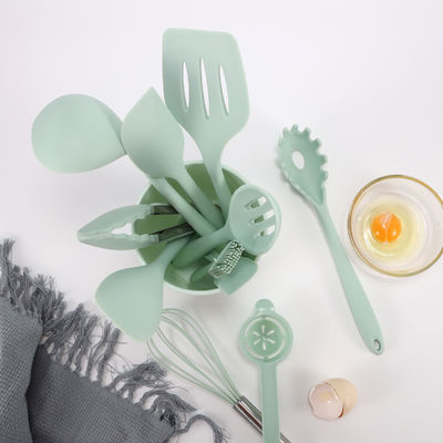12pcs thiết bị bếp nấu ăn với không dính và bền silicone dụng cụ