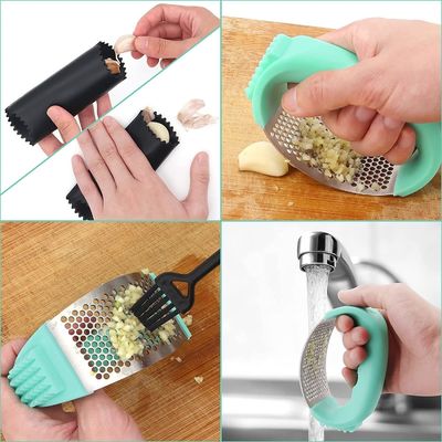 Các thiết bị bếp nhỏ gọn 11 * 5.1 * 7.2cm Nạp tỏi thép không gỉ