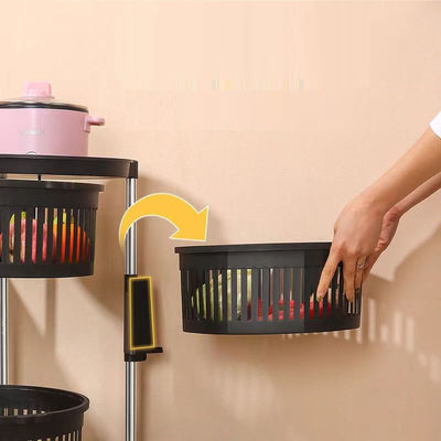 Tổ chức hiệu quả tủ bếp của bạn với 4 lớp Multifunctional Pantry Storage