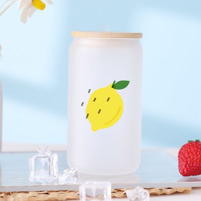 Thức khỏe tự nhiên 16oz ly bia lạnh với nắp treo và rơm món quà cuối cùng