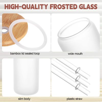 Thức khỏe tự nhiên 16oz ly bia lạnh với nắp treo và rơm món quà cuối cùng