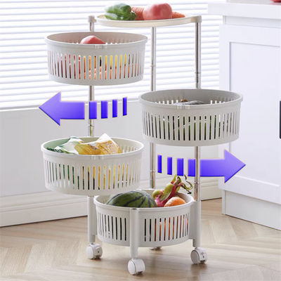 Lưu trữ nhà bếp bền vững 3/4/5 Lớp Giao xoay Cửa hàng rau cho một ngôi nhà xanh hơn