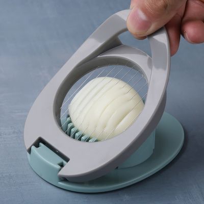Máy cắt trứng bằng thép không gỉ cho trứng đun sôi Sợi cắt trứng bằng tay 12 * 8.3 * 3.2cm