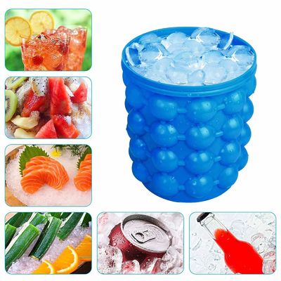 Logo tùy chỉnh Đèn băng bán tròn Đống băng với nắp Pub Blue and Red