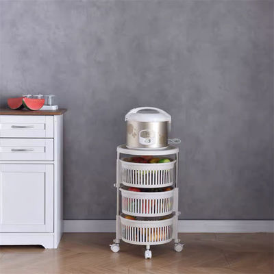 Cửa hàng không gập rack quay rau để lưu trữ sàn nhà bếp bền vững