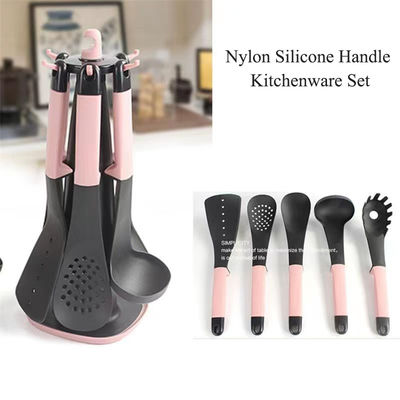 Truy cập dễ dàng dụng cụ với bộ nylon 6 mảnh và đứng lưu trữ xoay
