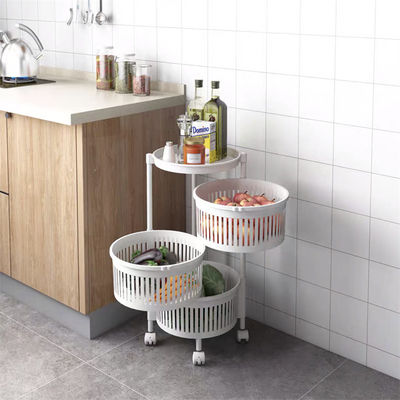Cửa hàng không gập rack quay rau để lưu trữ sàn nhà bếp bền vững