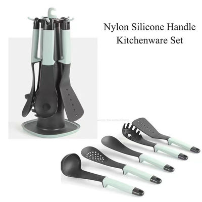 Truy cập dễ dàng dụng cụ với bộ nylon 6 mảnh và đứng lưu trữ xoay