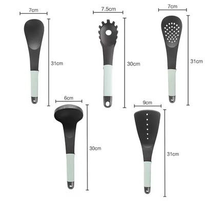 Truy cập dễ dàng dụng cụ với bộ nylon 6 mảnh và đứng lưu trữ xoay