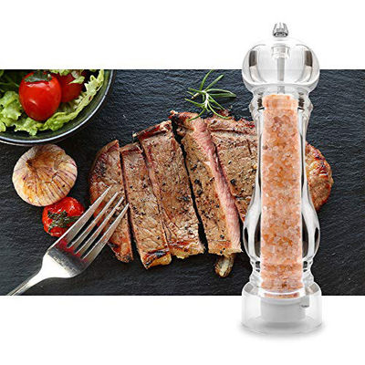 Máy xay muối và tiêu bằng thép không gỉ 60X221mm tiện lợi cho các chuyên gia bận rộn